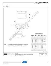 ATTINY84A-CCUR Datasheet Page 15
