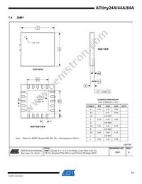 ATTINY84A-CCUR Datasheet Page 17