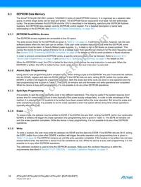 ATTINY861-15SZ Datasheet Page 18