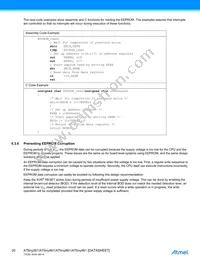 ATTINY861-15SZ Datasheet Page 20