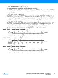 ATTINY861-15SZ Datasheet Page 23