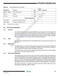 ATUC256L4U-D3HES Datasheet Page 18