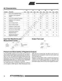 ATV2500BQL-25PI Datasheet Page 10