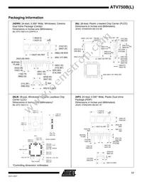 ATV750BL-15LM/883 Datasheet Page 17