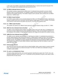 ATXMEGA128A4U-W Datasheet Page 23