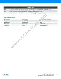 ATXMEGA32C4-MNR Datasheet Page 3