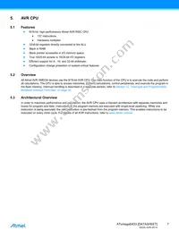 ATXMEGA64D3-15AT1 Datasheet Page 7