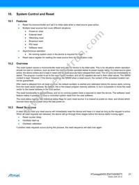 ATXMEGA64D3-15AT1 Datasheet Page 21