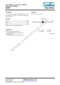 AU01 Datasheet Cover