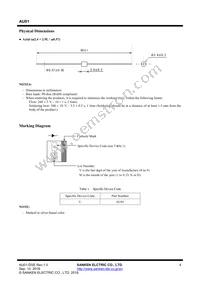 AU01 Datasheet Page 4