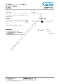 AU02A Datasheet Cover