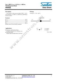 AU02Z Datasheet Cover