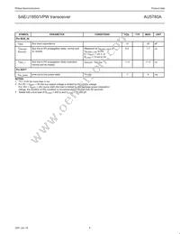 AU5780AD Datasheet Page 9