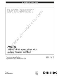 AU5783D Datasheet Cover