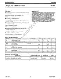 AU5790D Datasheet Page 2