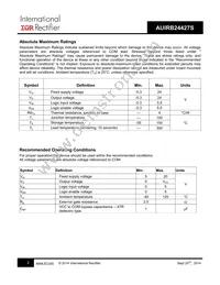 AUIRB24427S Datasheet Page 2