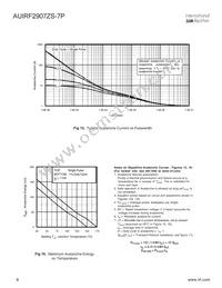 AUIRF2907ZS7PTL Datasheet Page 8