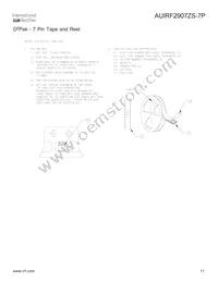 AUIRF2907ZS7PTL Datasheet Page 11