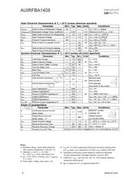 AUIRFBA1405 Datasheet Page 2