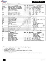 AUIRFR024NTRL Datasheet Page 2