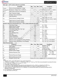 AUIRFS4010-7P Datasheet Page 2