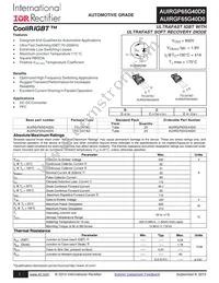 AUIRGP65G40D0 Datasheet Cover