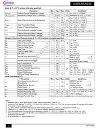 AUIRLR024ZTRL Datasheet Page 2