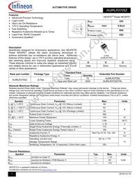 AUIRLR3705Z Datasheet Cover