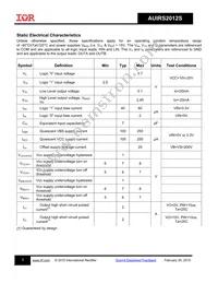 AUIRS2012STR Datasheet Page 3