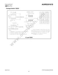 AUIRS20161S Datasheet Page 21