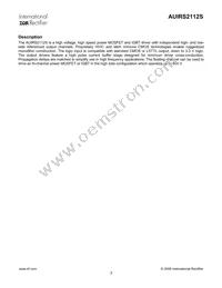 AUIRS2112S Datasheet Page 3