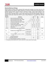 AUIRS2184S Datasheet Page 5