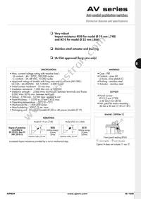 AV02820KMZQ/UL Datasheet Page 3