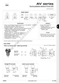 AV02820KMZQ/UL Datasheet Page 7