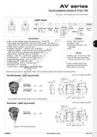 AV02820KMZQ/UL Datasheet Page 15