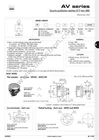 AV02820KMZQ/UL Datasheet Page 23