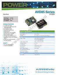 AVD85-48S05B-6L Datasheet Cover
