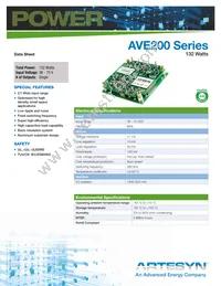 AVE200-48S3V3-6L Datasheet Cover