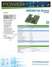 AVE350-24S28P-6L Datasheet Cover