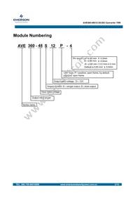 AVE360-48S12P-4 Datasheet Page 2