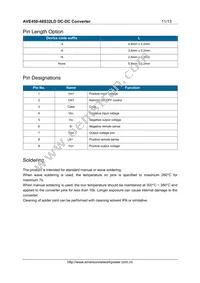 AVE450-48S32LD Datasheet Page 11