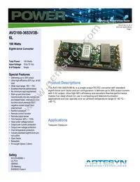 AVO100-36S3V3B-6L Datasheet Cover