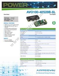 AVO100-48S28B-6L Cover
