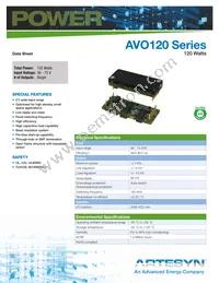 AVO120-48S12PB-6L Datasheet Cover