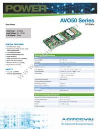 AVO50-48S2V5P-4 Datasheet Cover