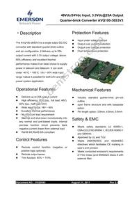 AVQ100-36S3V3-6L Datasheet Cover