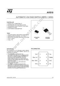 AVS10CB Datasheet Cover