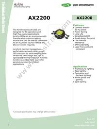 AW2200 Datasheet Cover