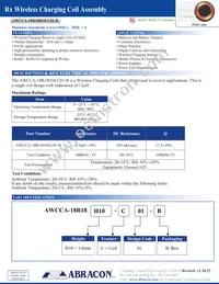 AWCCA-18R18H10-C01-B Datasheet Cover