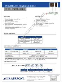 AWCCA-37R37H18-C01-B Datasheet Cover